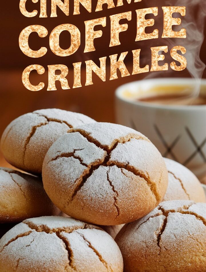 Cinnamon Coffee Crinkles
