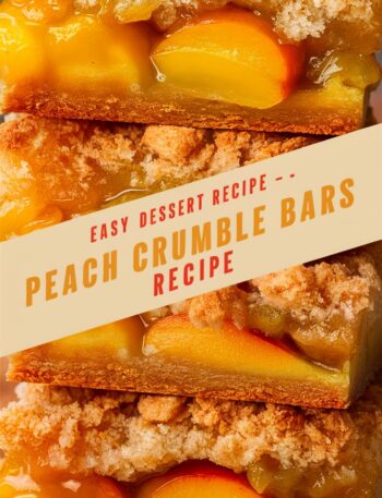 Peach Crumble Bars