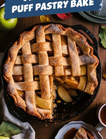 Apple Pie Puff Pastry Bake