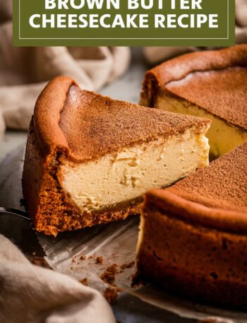 Vanilla Bean Brown Butter Cheesecake Recipe