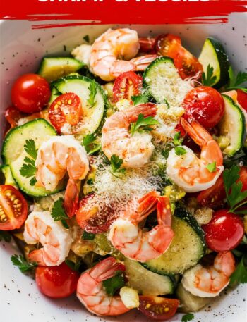 Garlic Parmesan Shrimp & Veggies