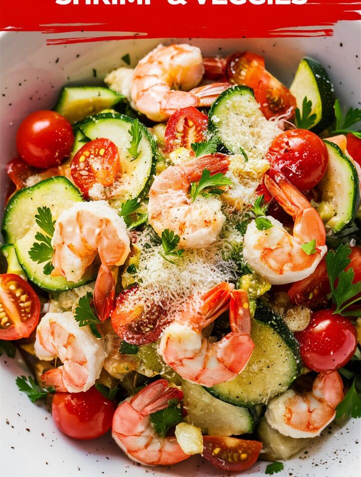 Garlic Parmesan Shrimp & Veggies