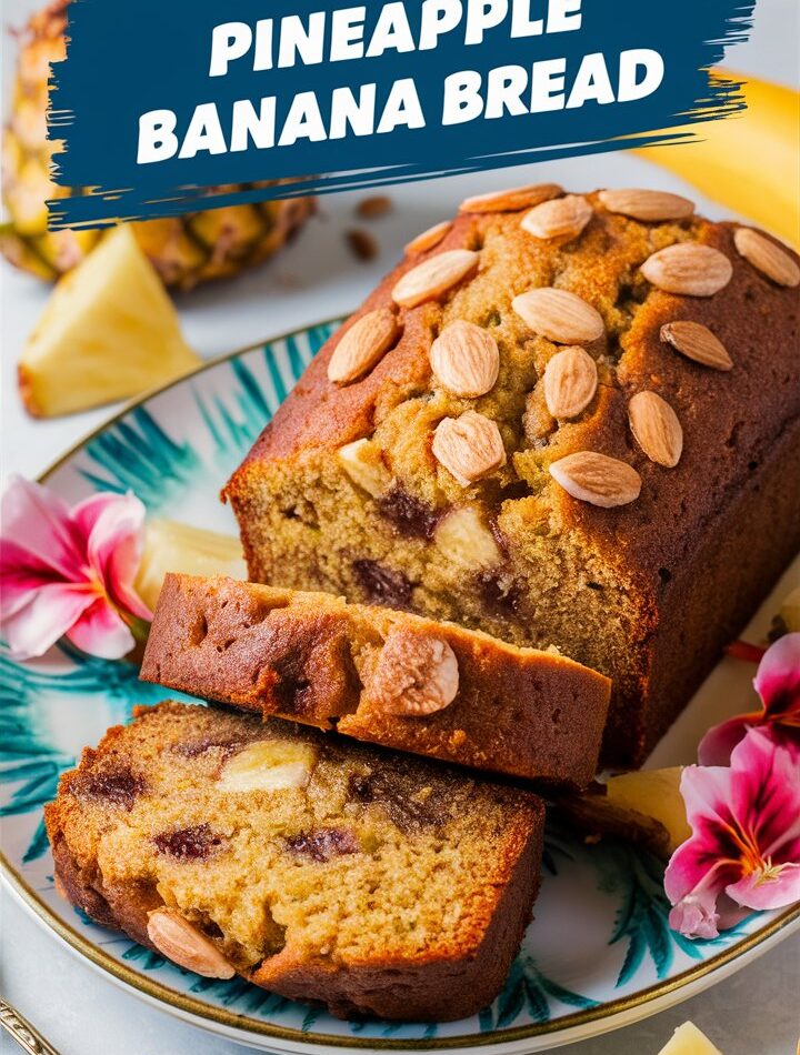 Coconut Pineapple Banana Bread