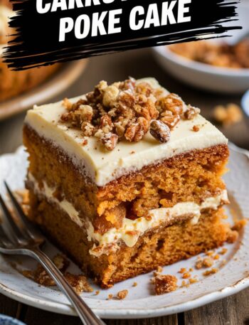 Carrot Cake Poke Cake