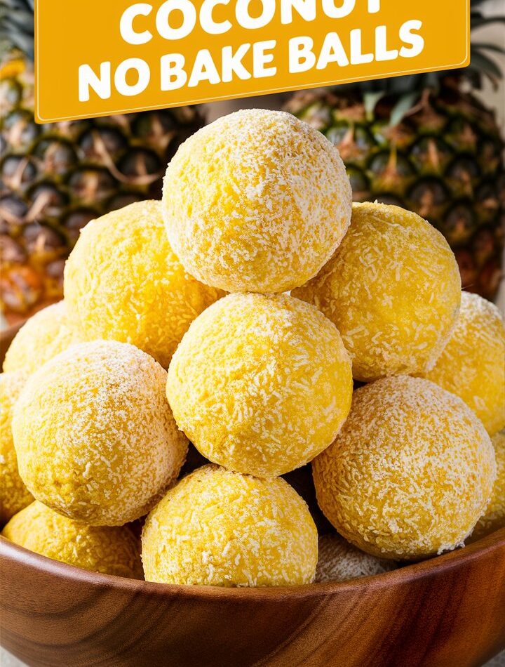 Pineapple Coconut No Bake Balls