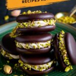 Pistachio Chocolate Sandwich Cookies Recipe