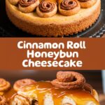 Cinnamon Roll Honeybun Cheesecake