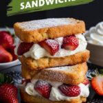 Fried Strawberry Cheesecake Sandwiches