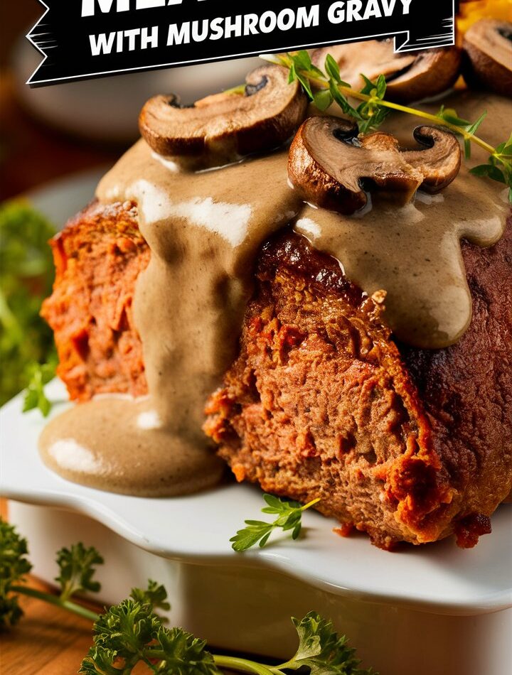 Meatloaf with Mushroom Gravy