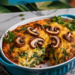 Spinach and Mushroom Breakfast Casserole