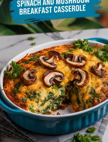 Spinach and Mushroom Breakfast Casserole