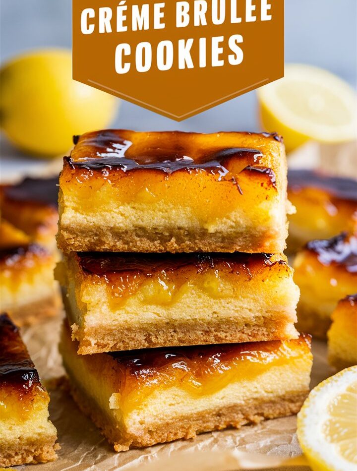 Lemon Crème Brûlée Cookies