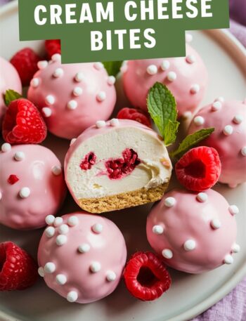 Raspberry Cream Cheese Bites