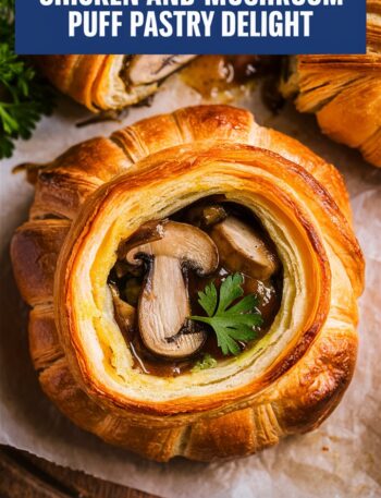 Savory Chicken and Mushroom Puff Pastry Delight