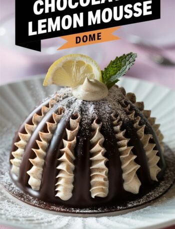 Chocolate Lemon Mousse Dome