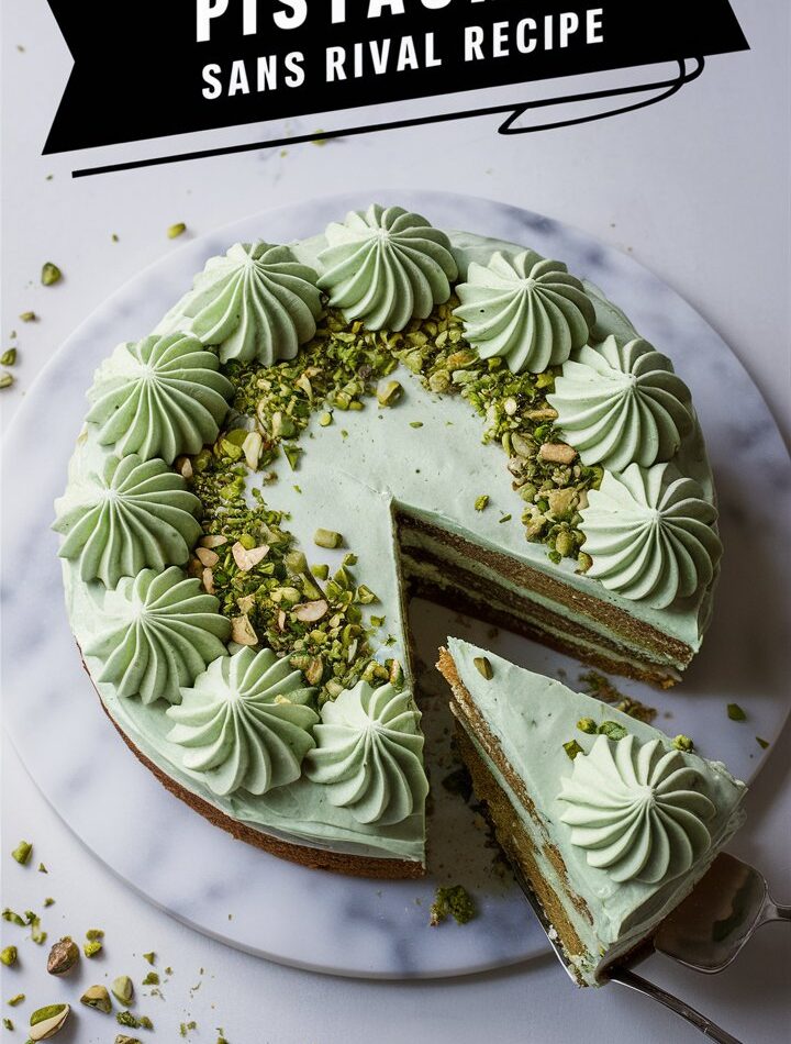 Pistachio Sans Rival Recipe