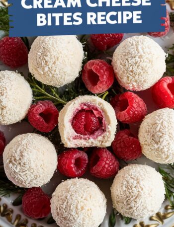 Raspberry Cream Cheese Bites Recipe