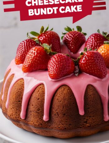 Strawberry Cheesecake Bundt Cake