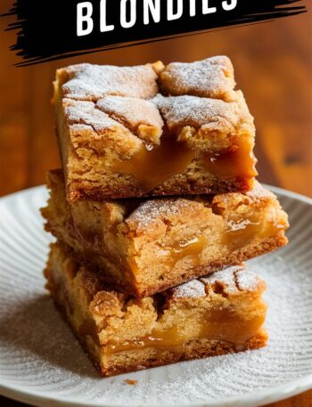 Chewy Condensed Milk Blondies Recipe
