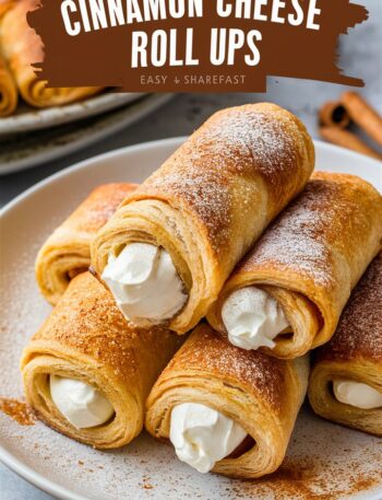 Keto Crispy Cinnamon Cream Cheese Roll Ups