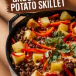 Mexican Ground Beef and Potato Skillet