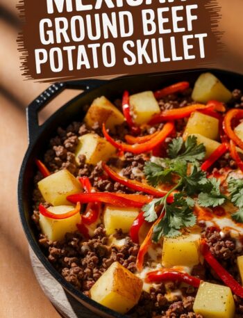Mexican Ground Beef and Potato Skillet