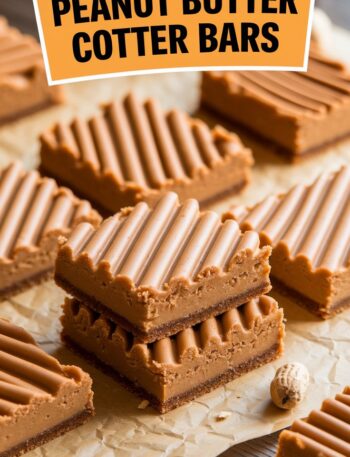 Chewy Glazed Peanut Butter Cookie Bars