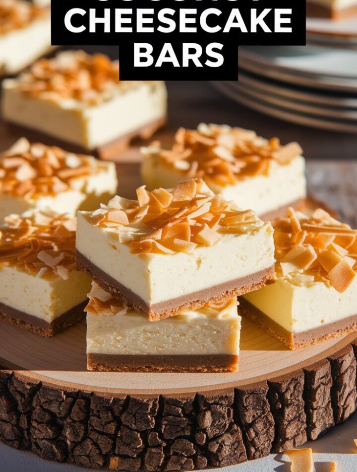Coconut Cheesecake Bars