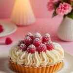 Vanilla Cream Tarts with Fresh Raspberries