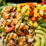 Shrimp Avocado Bowls with Mango Salsa