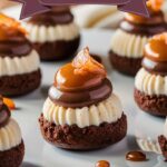 No Bake Chocolate Caramel Cheesecake Bites