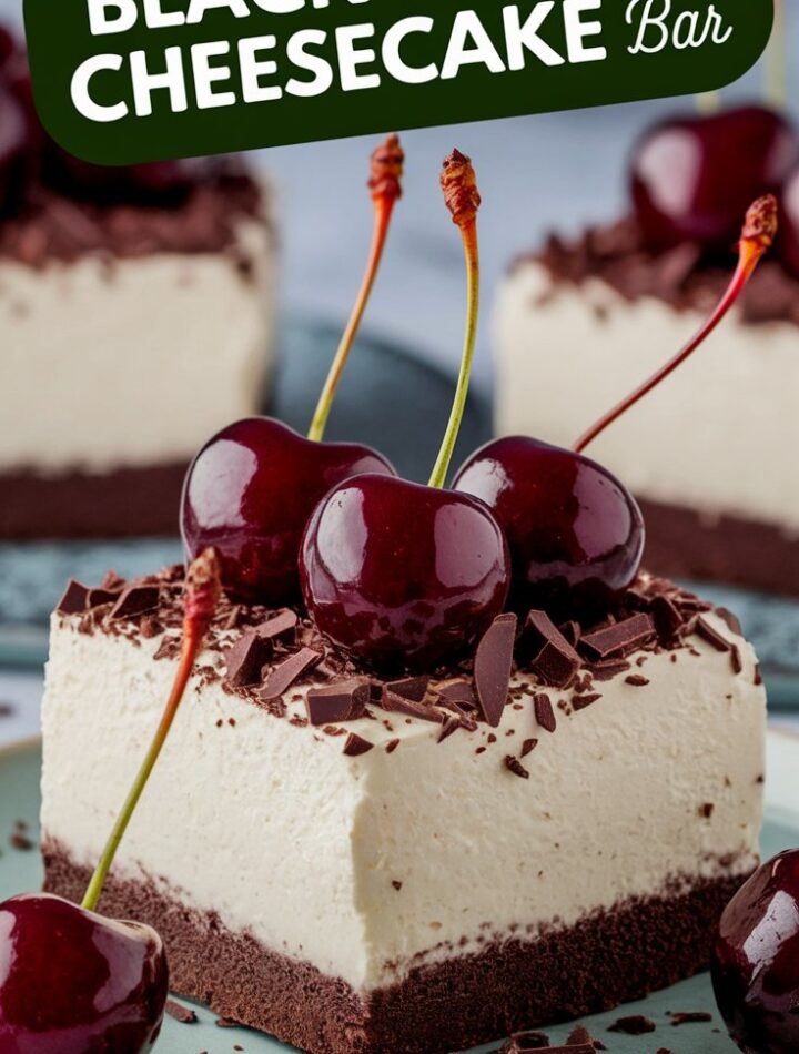 Black Forest Cheesecake Bars