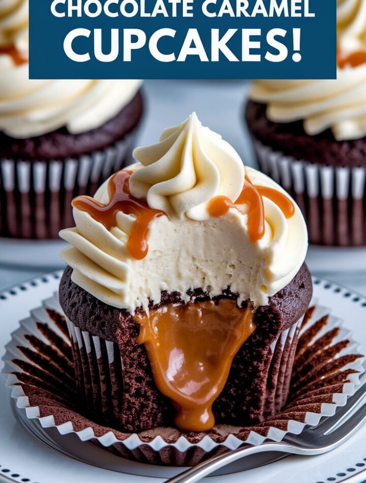 Chocolate Caramel Cupcakes