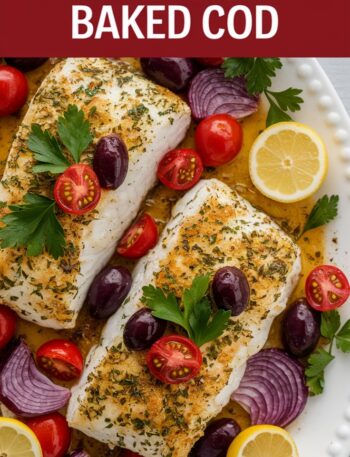 Healthy Mediterranean Baked Cod