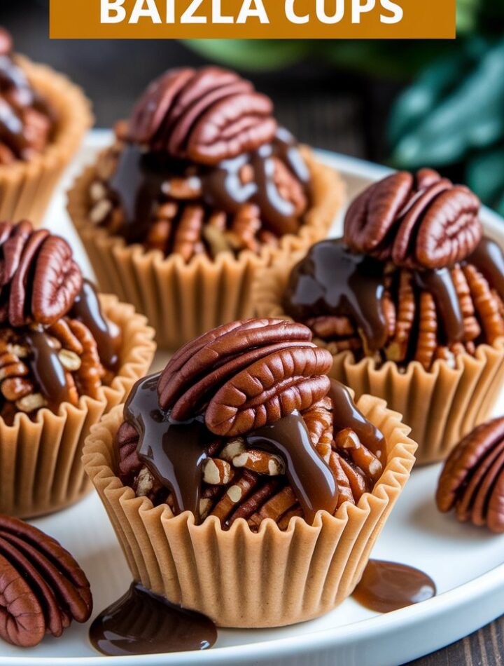 Pecan Caramel Baklava Cups
