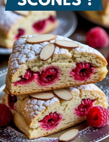 Almond Raspberry Scones