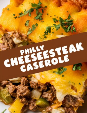 Philly Cheesesteak Casserole