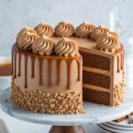 Irresistible Caramel Coffee Buttercream Cake