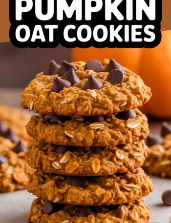 Healthy Pumpkin Oatmeal Breakfast Cookies