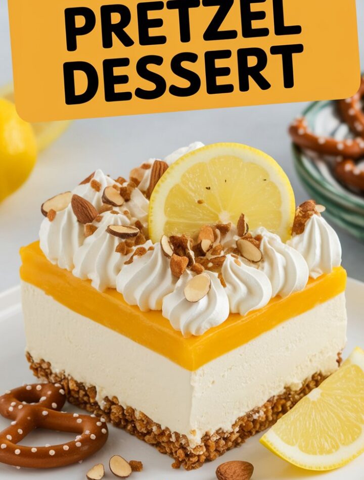 Lemon Pretzel Dessert