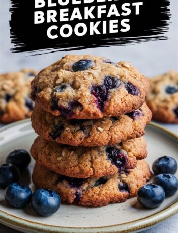 Vegan Blueberry Breakfast Cookies