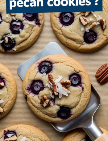 Blueberry Coconut Pecan Cookies