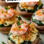 Elegant Crab Shrimp & Spinach Mushrooms