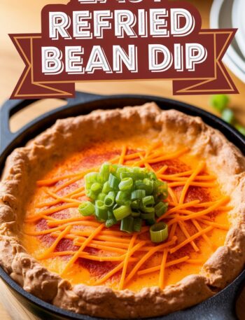 Easy Refried Bean Dip