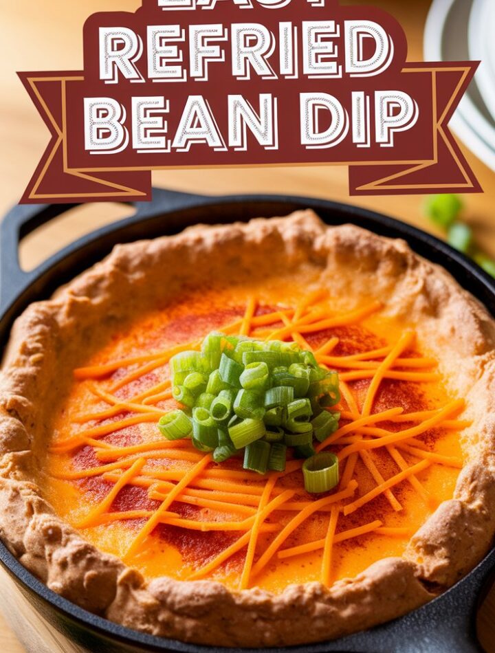 Easy Refried Bean Dip