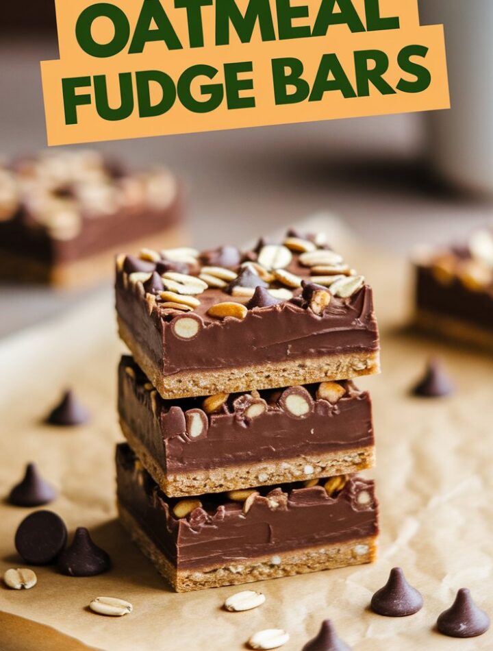 Oatmeal Fudge Bars
