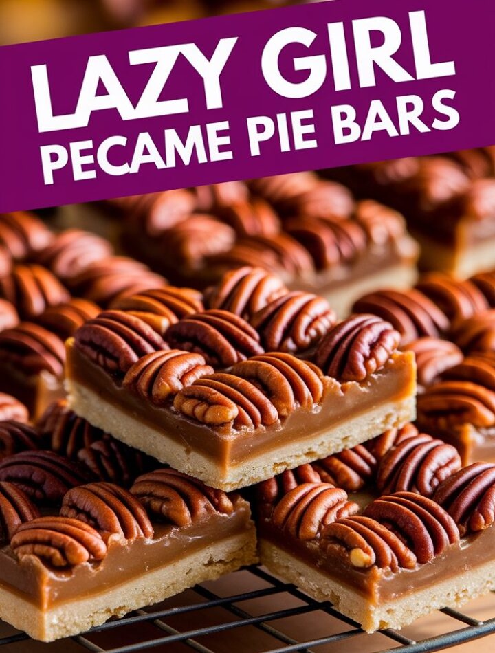Lazy Girl Pecan Pie Bars