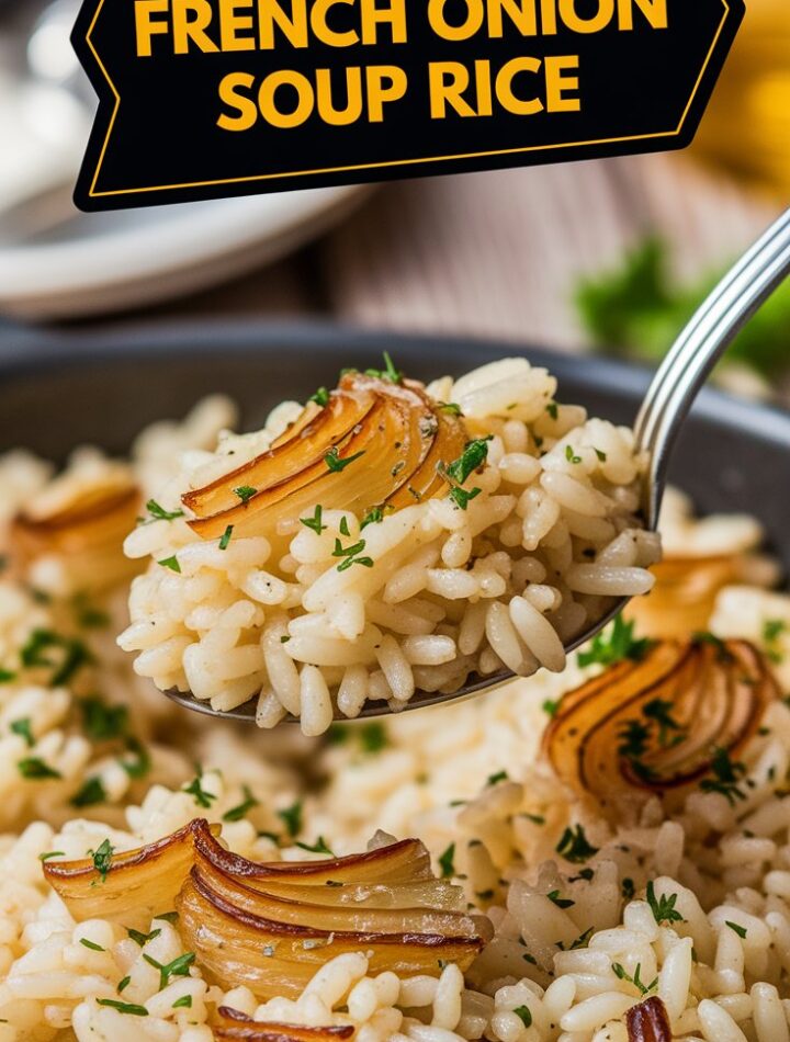French Onion Soup Rice
