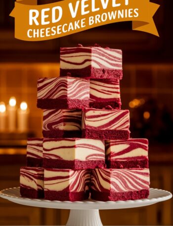 Red Velvet Cheesecake Brownies
