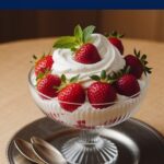 Strawberries With Mint-Infused Cream